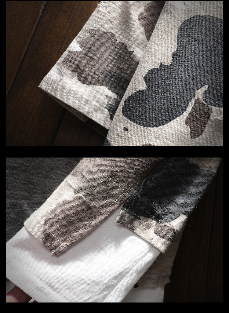 Camo Fake-Two-Piece Tee