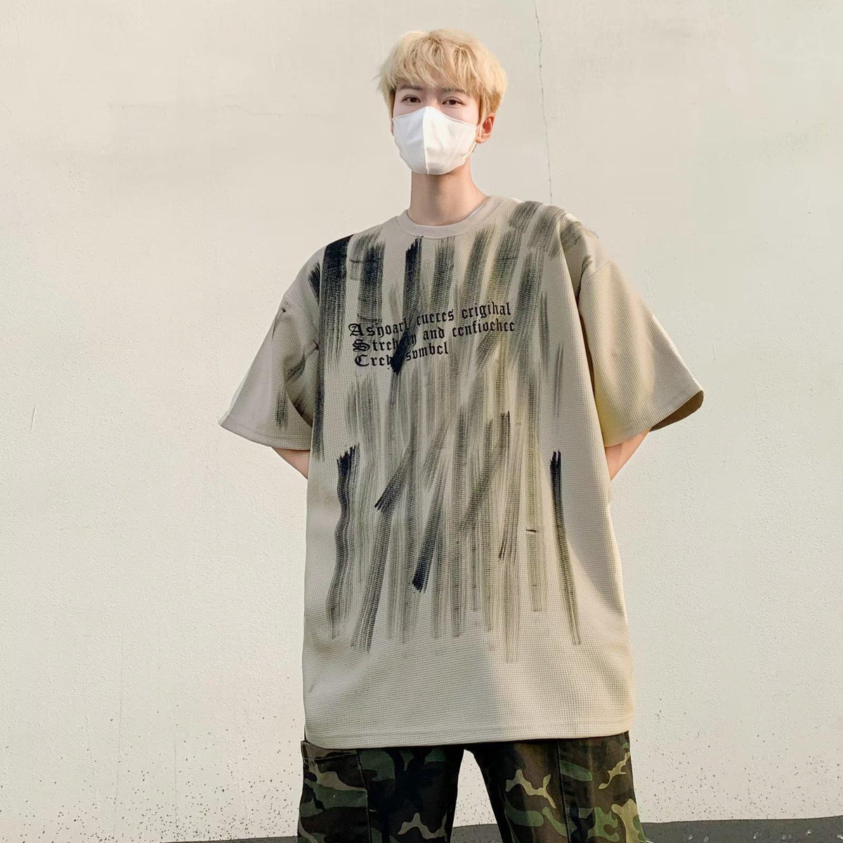 Graffiti Print Heavyweight Tee