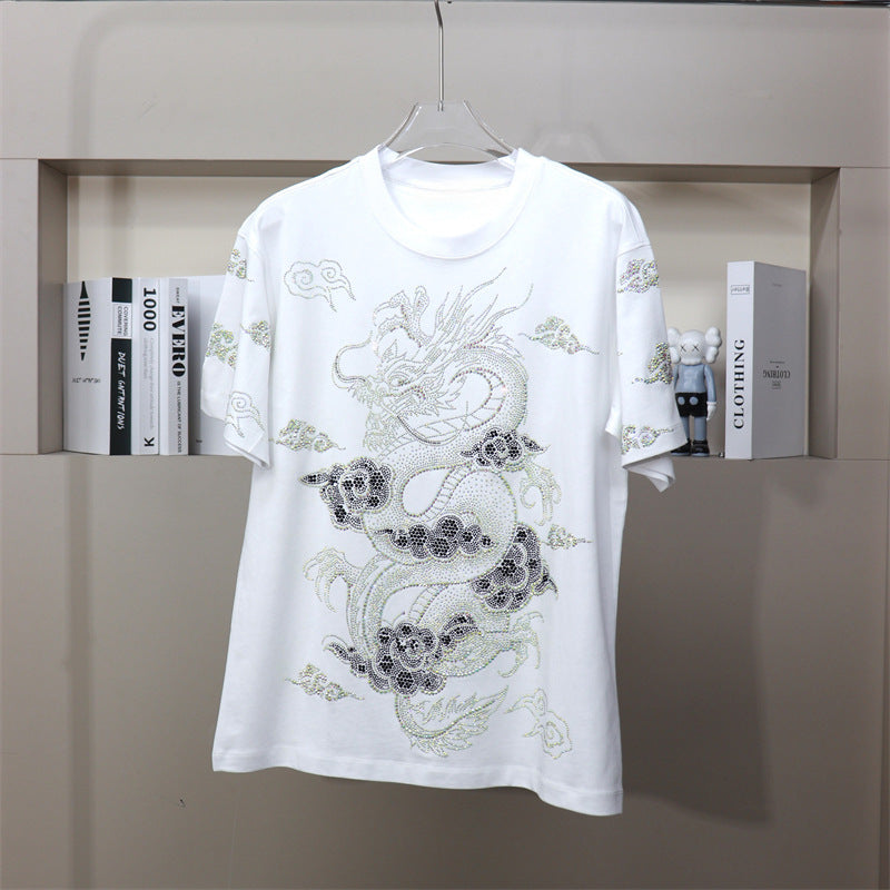 Dragon Graphic Tee Plus Size