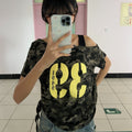 Camo Off-Shoulder Tee