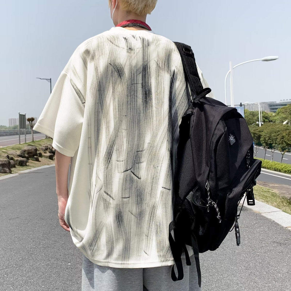 Graffiti Print Heavyweight Tee
