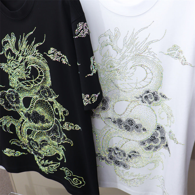 Dragon Graphic Tee Plus Size