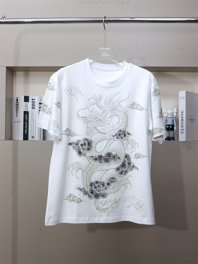 Dragon Graphic Tee Plus Size
