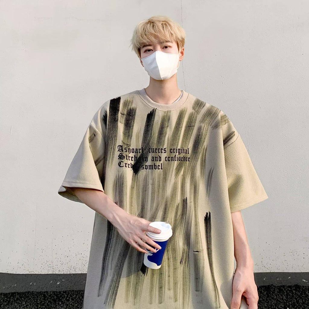 Graffiti Print Heavyweight Tee