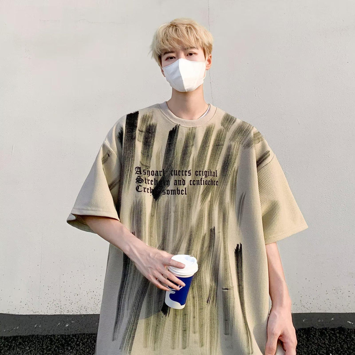 Graffiti Print Heavyweight Tee