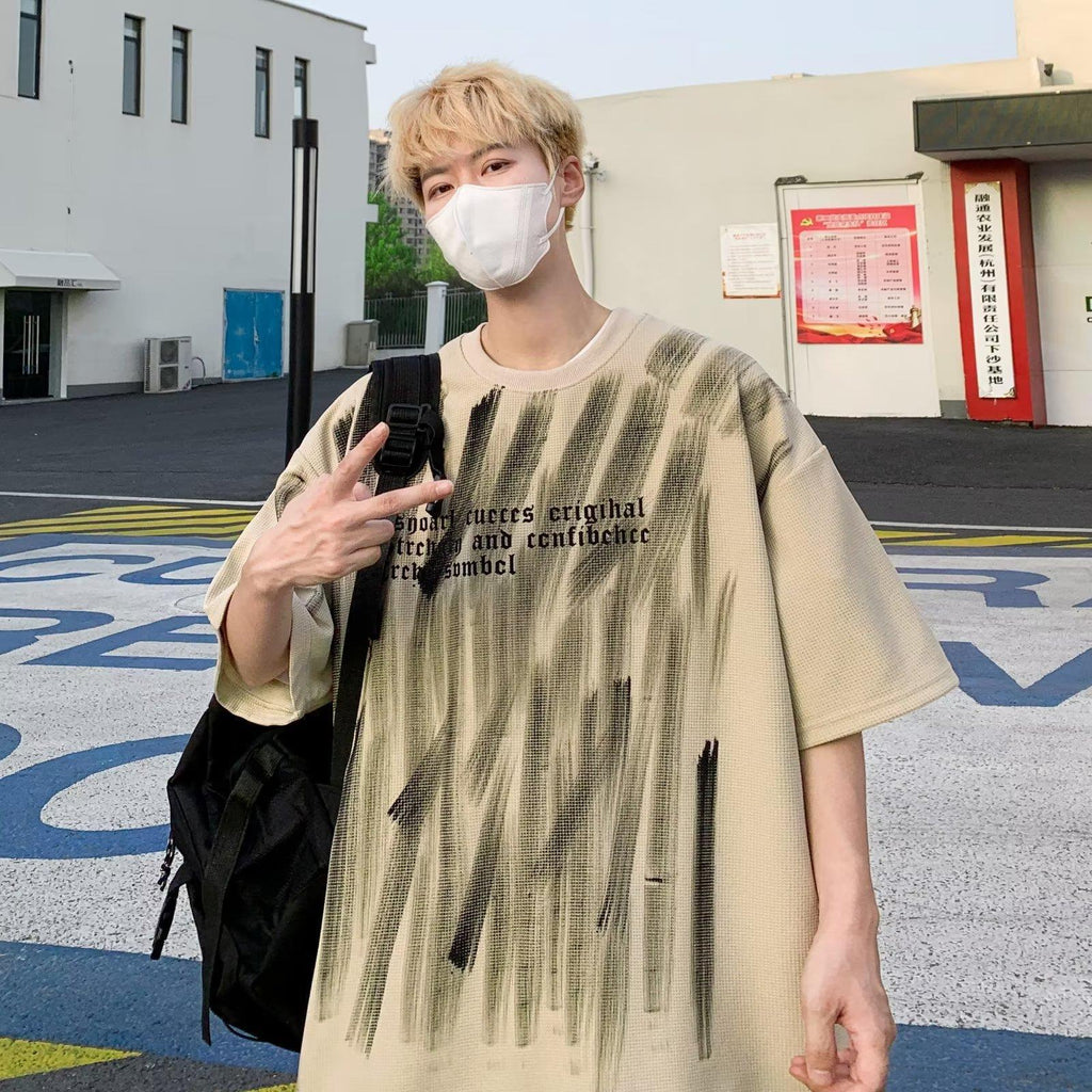 Graffiti Print Heavyweight Tee