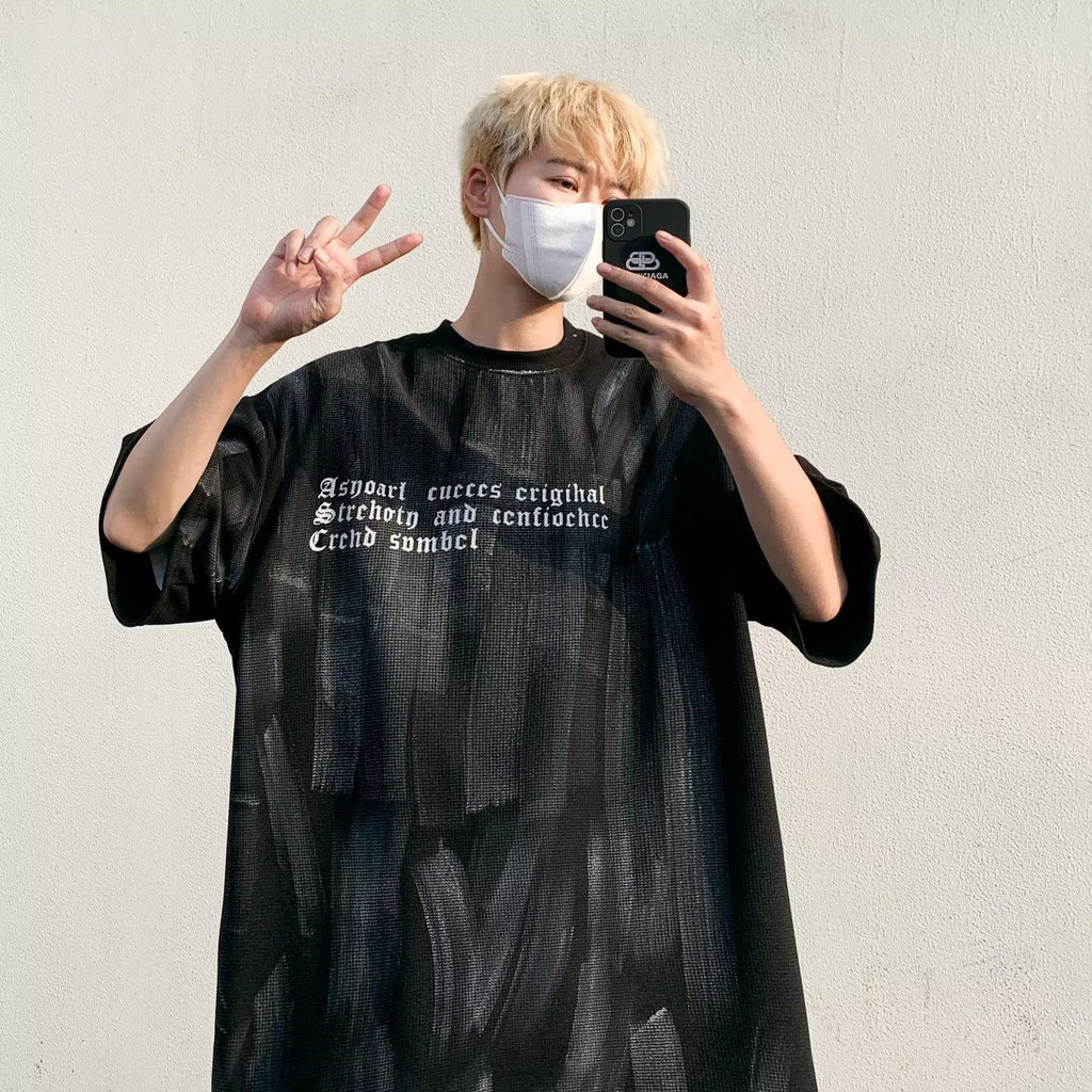 Graffiti Print Heavyweight Tee