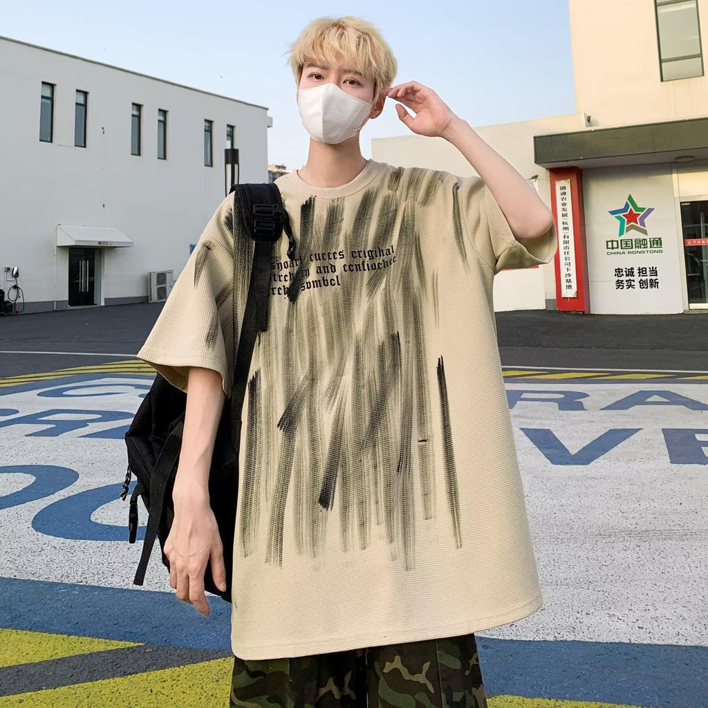 Graffiti Print Heavyweight Tee