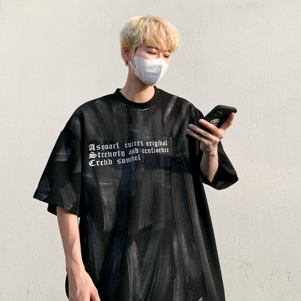Graffiti Print Heavyweight Tee