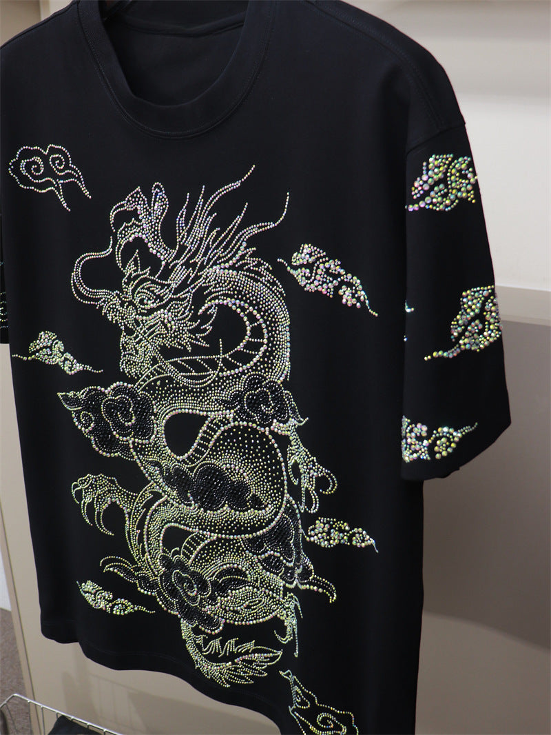 Dragon Graphic Tee Plus Size