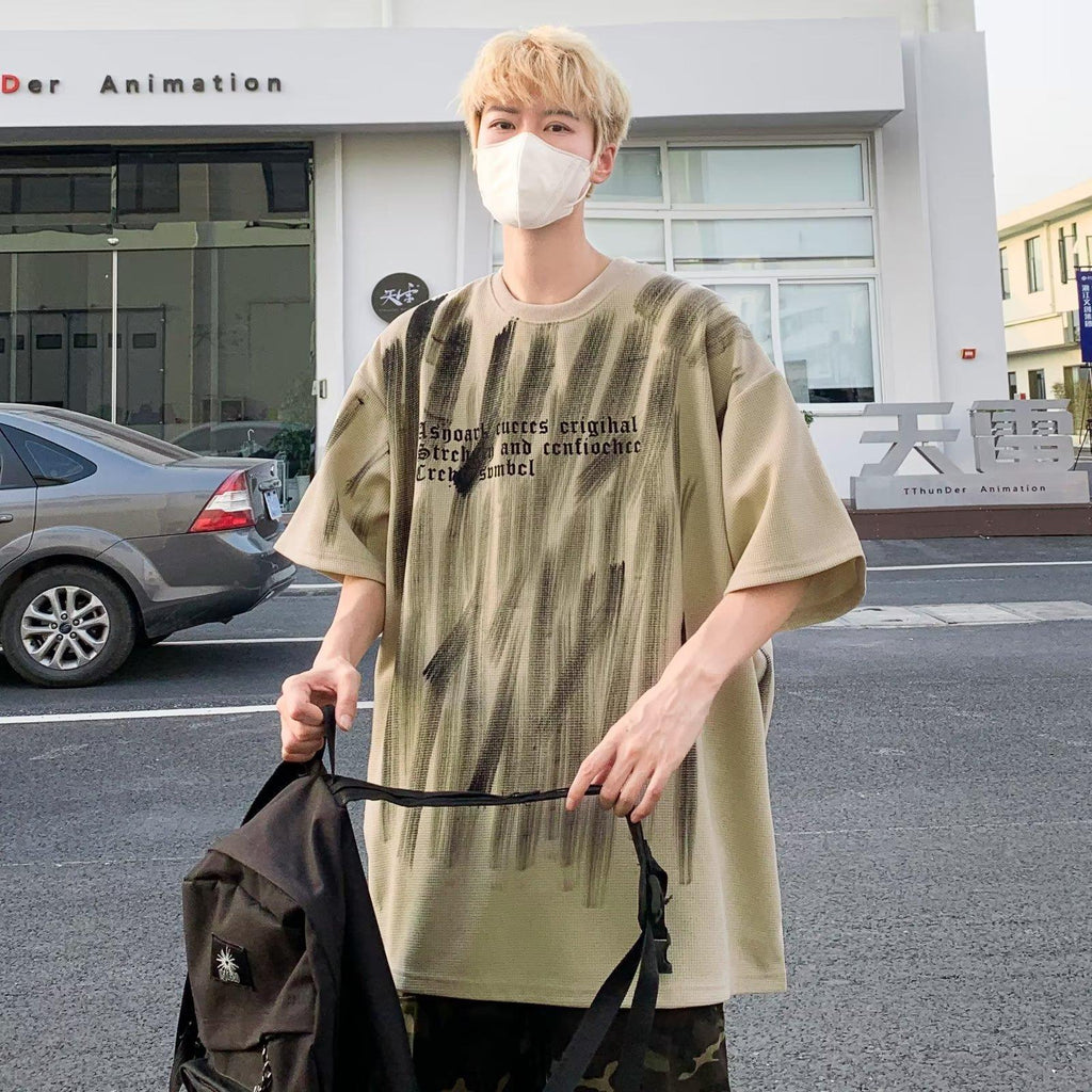 Graffiti Print Heavyweight Tee
