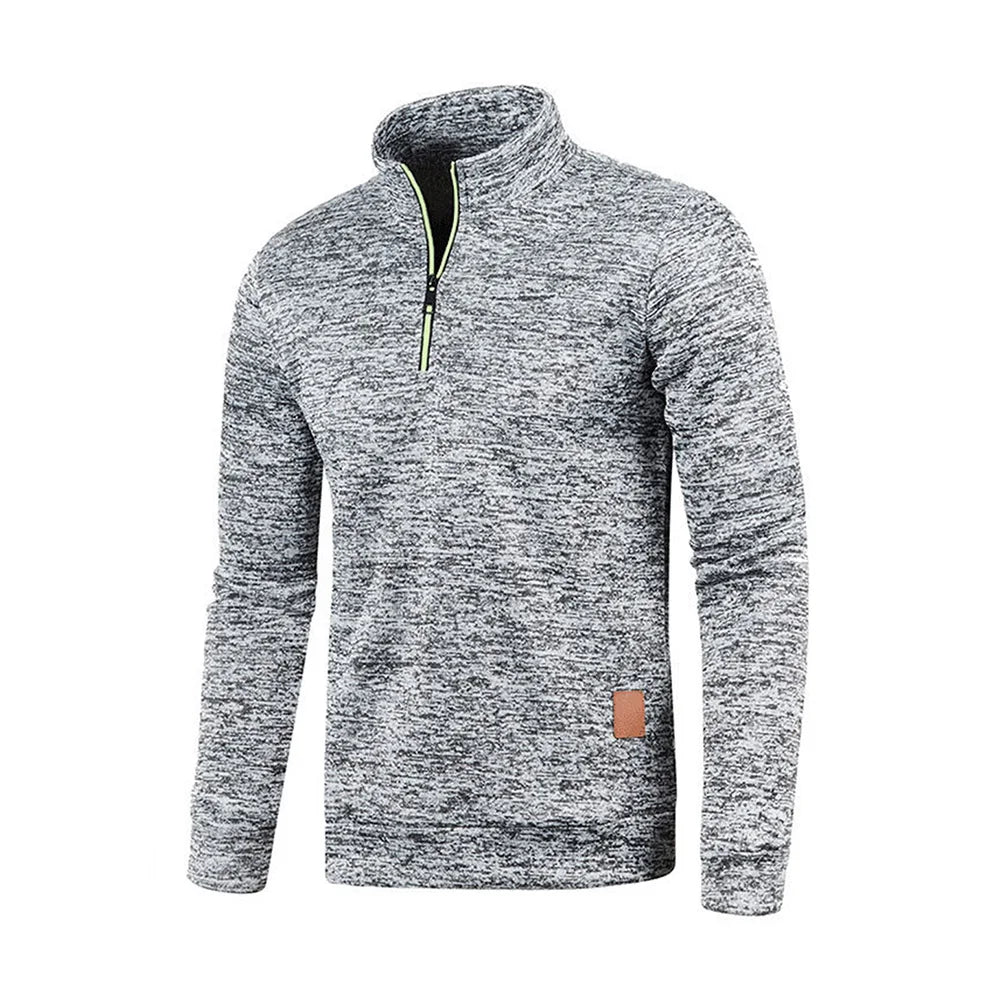 Half-Zip Turtleneck Sweatshirt