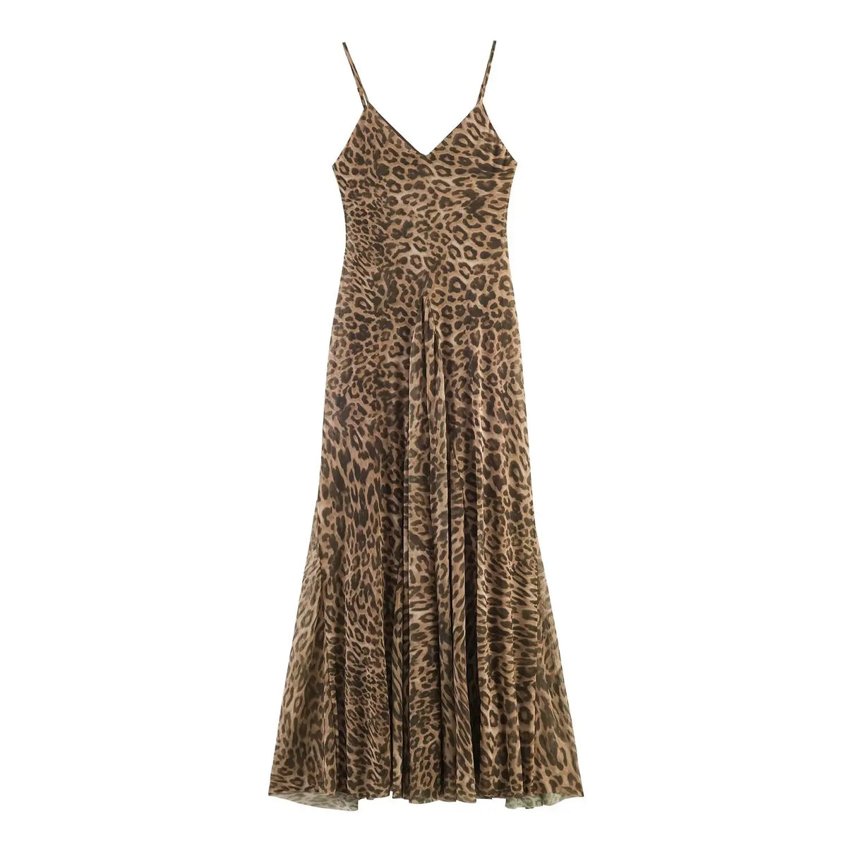 Leopard Print Slip Dress