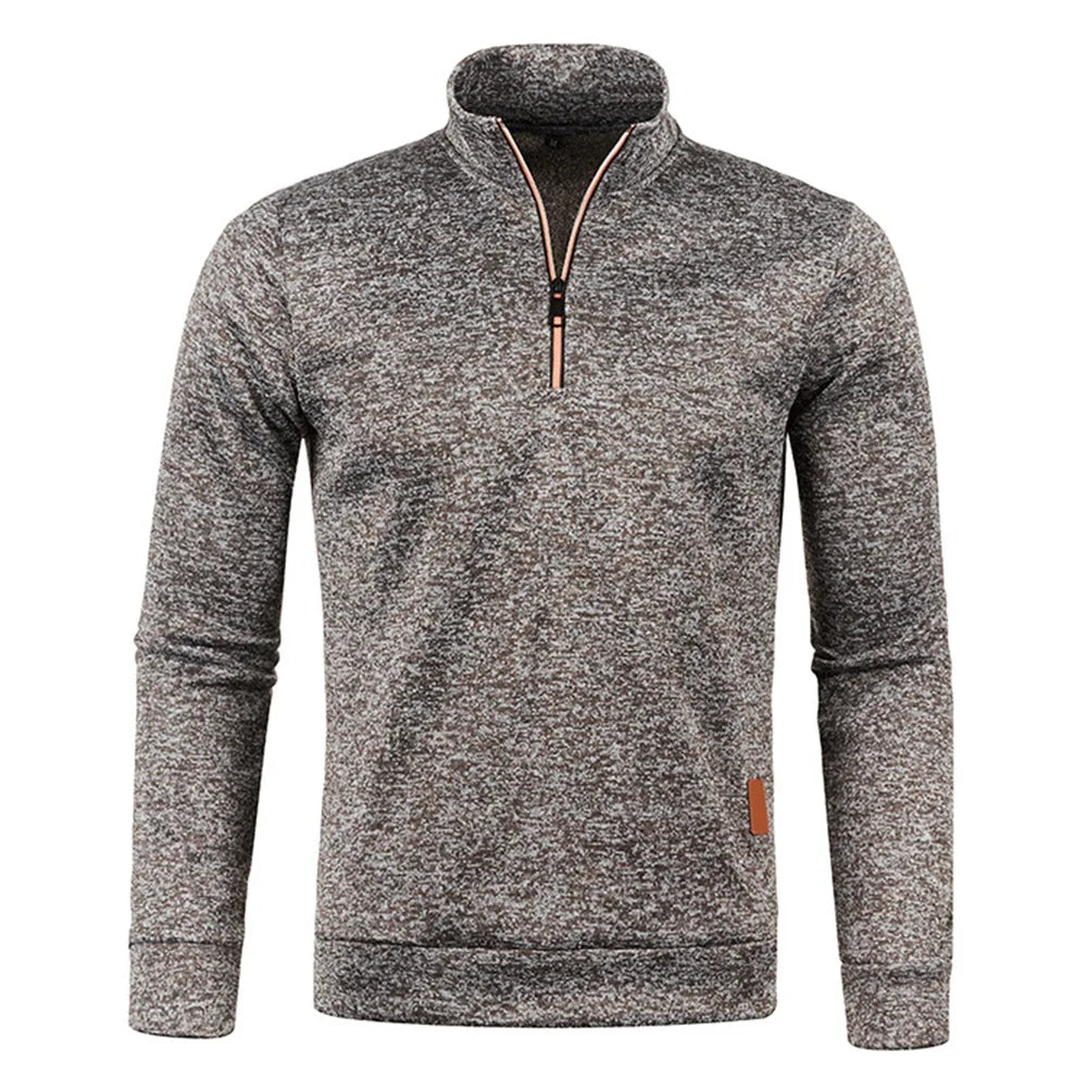 Half-Zip Turtleneck Sweatshirt