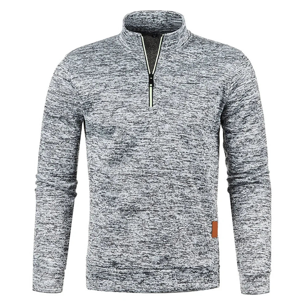 Half-Zip Turtleneck Sweatshirt