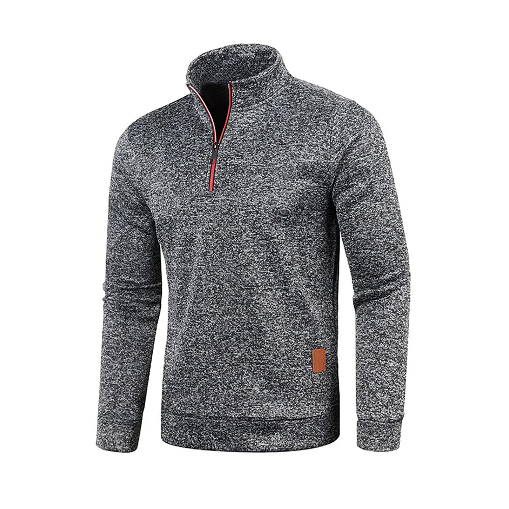 Half-Zip Turtleneck Sweatshirt