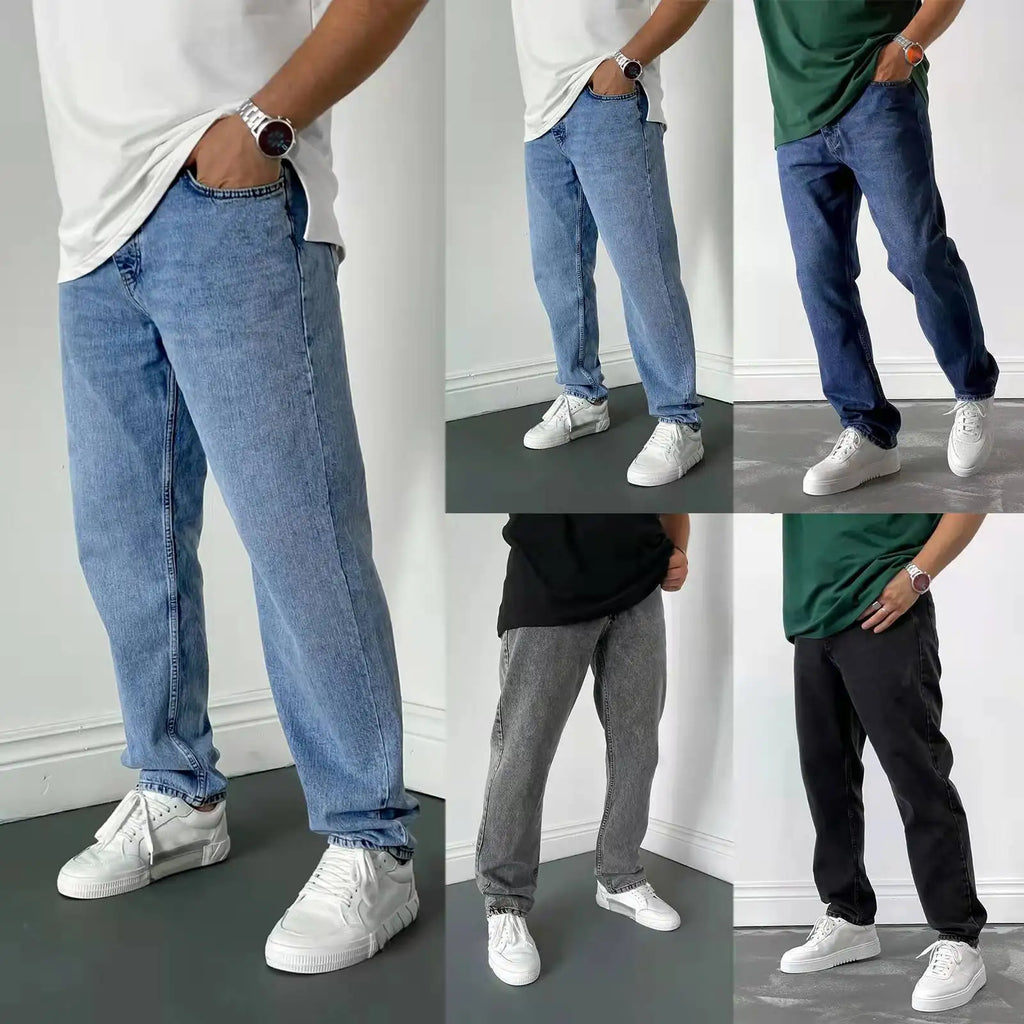 Straight Fit Stretch Denim