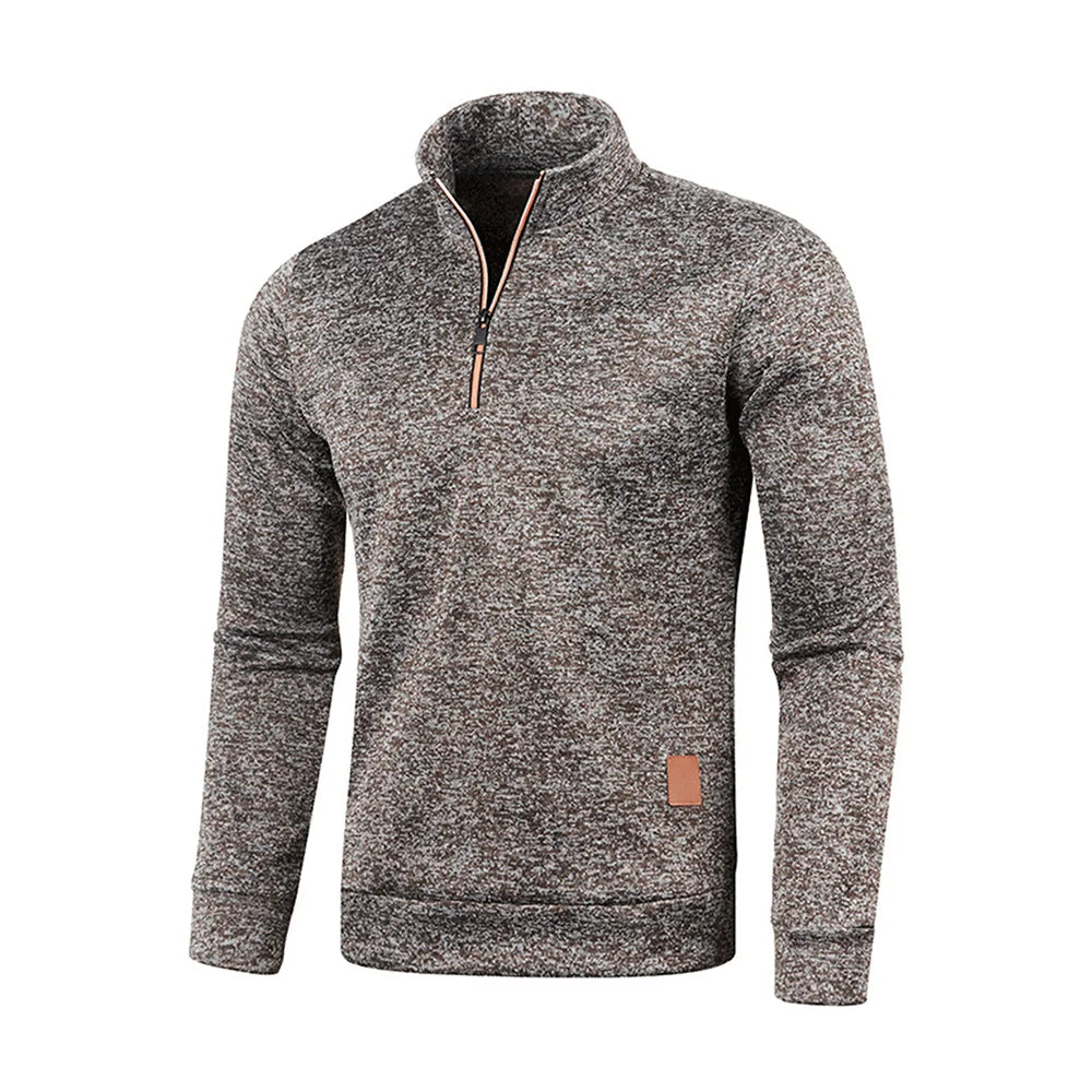 Half-Zip Turtleneck Sweatshirt