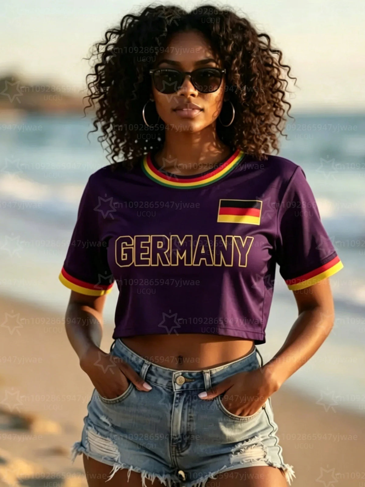 Germany Cropped Football Jersey