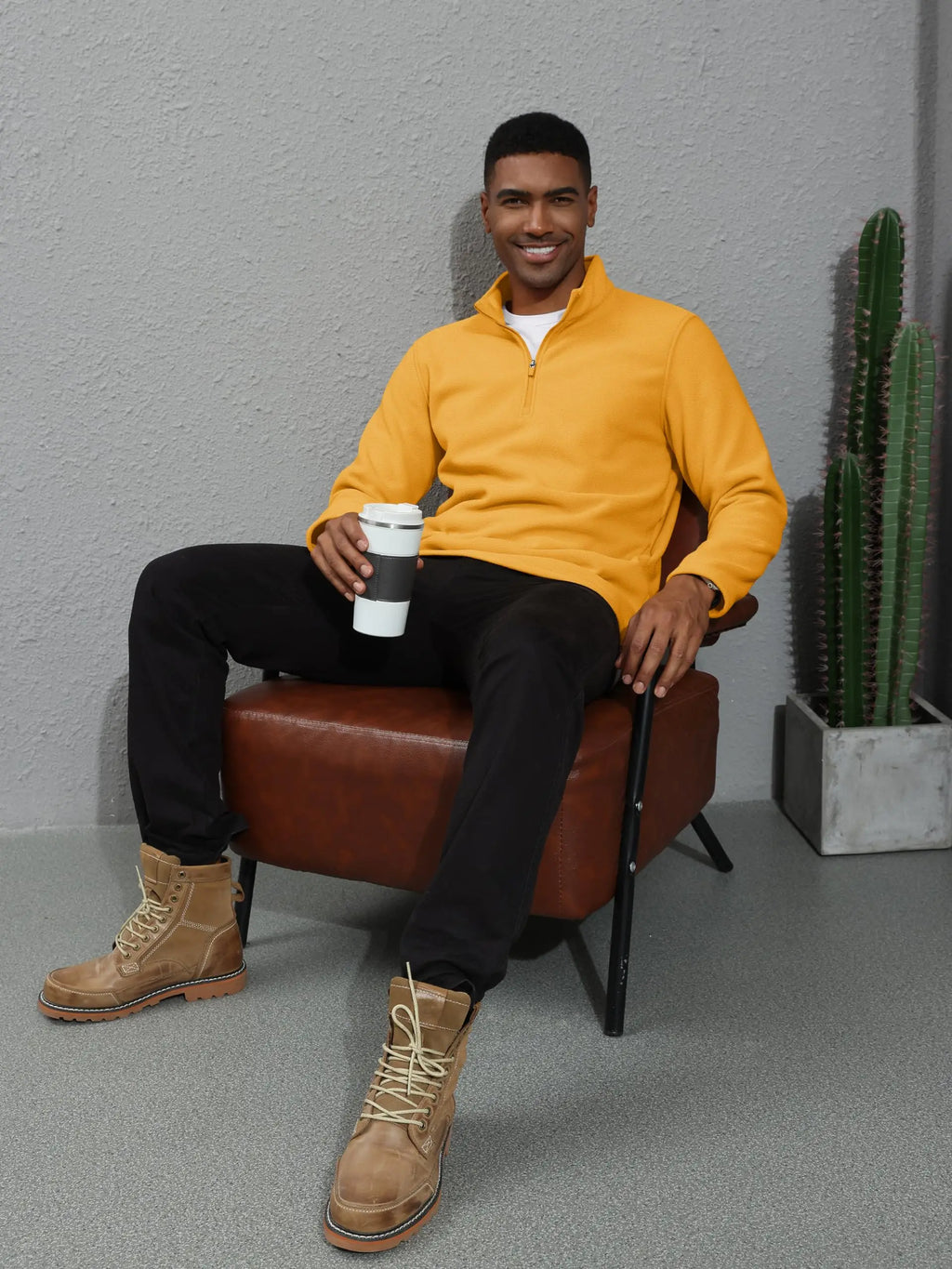 Quarter-Zip Fleece Pullover