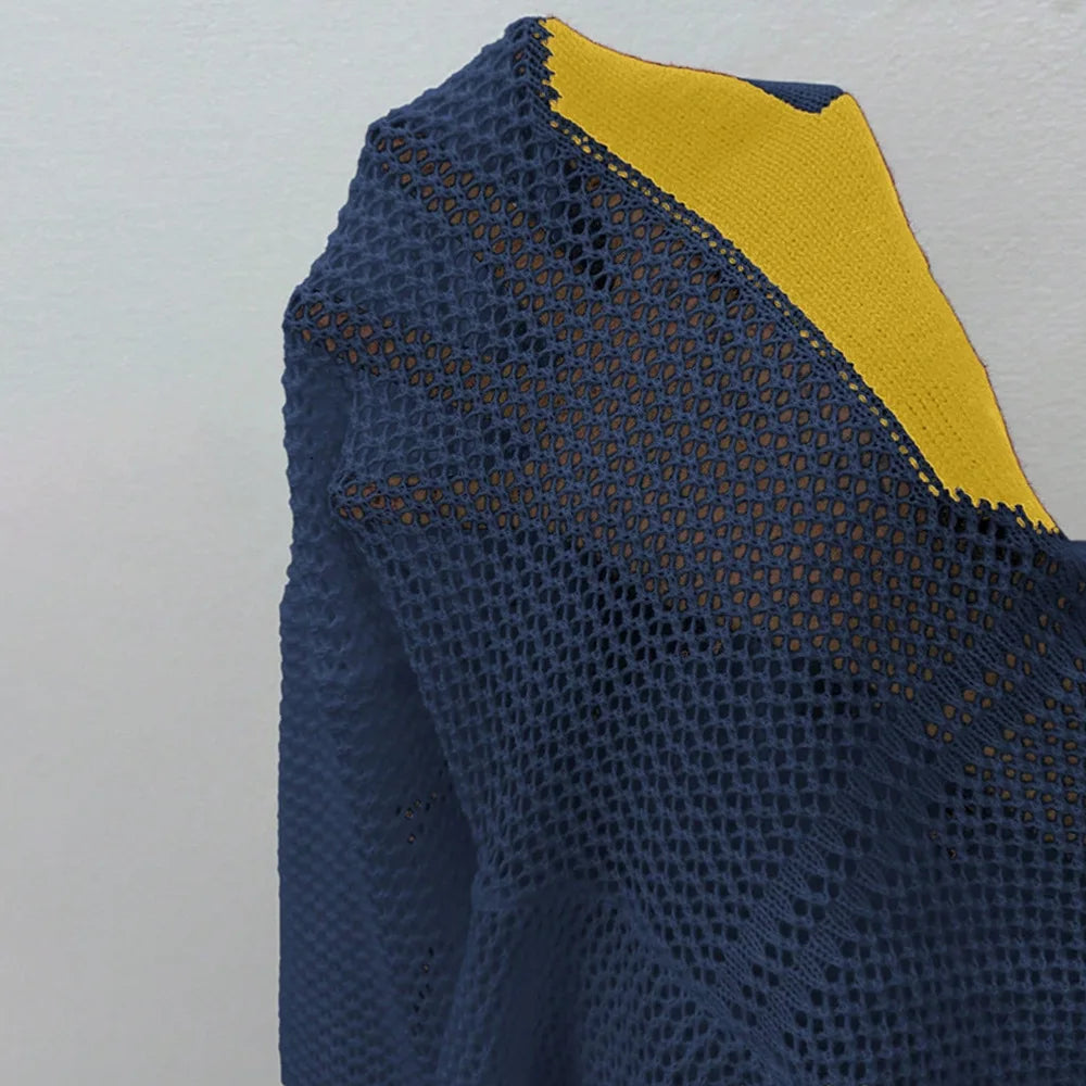 Y2K Sport Knit Long Sleeve Top