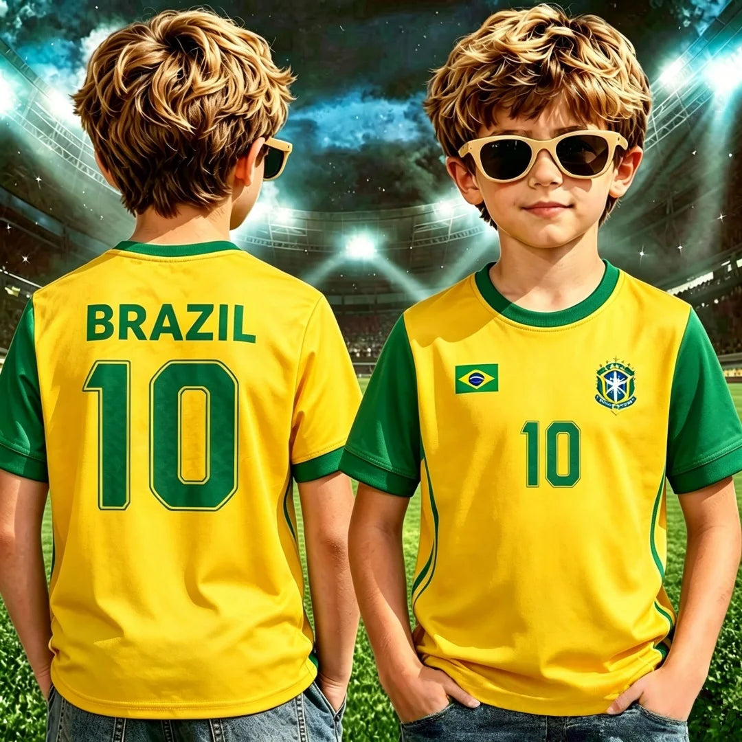Brazil Cropped Football Jersey
