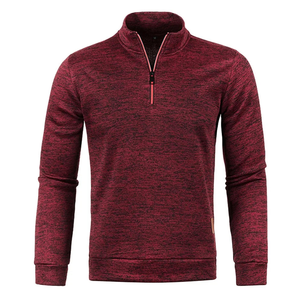 Half-Zip Turtleneck Sweatshirt