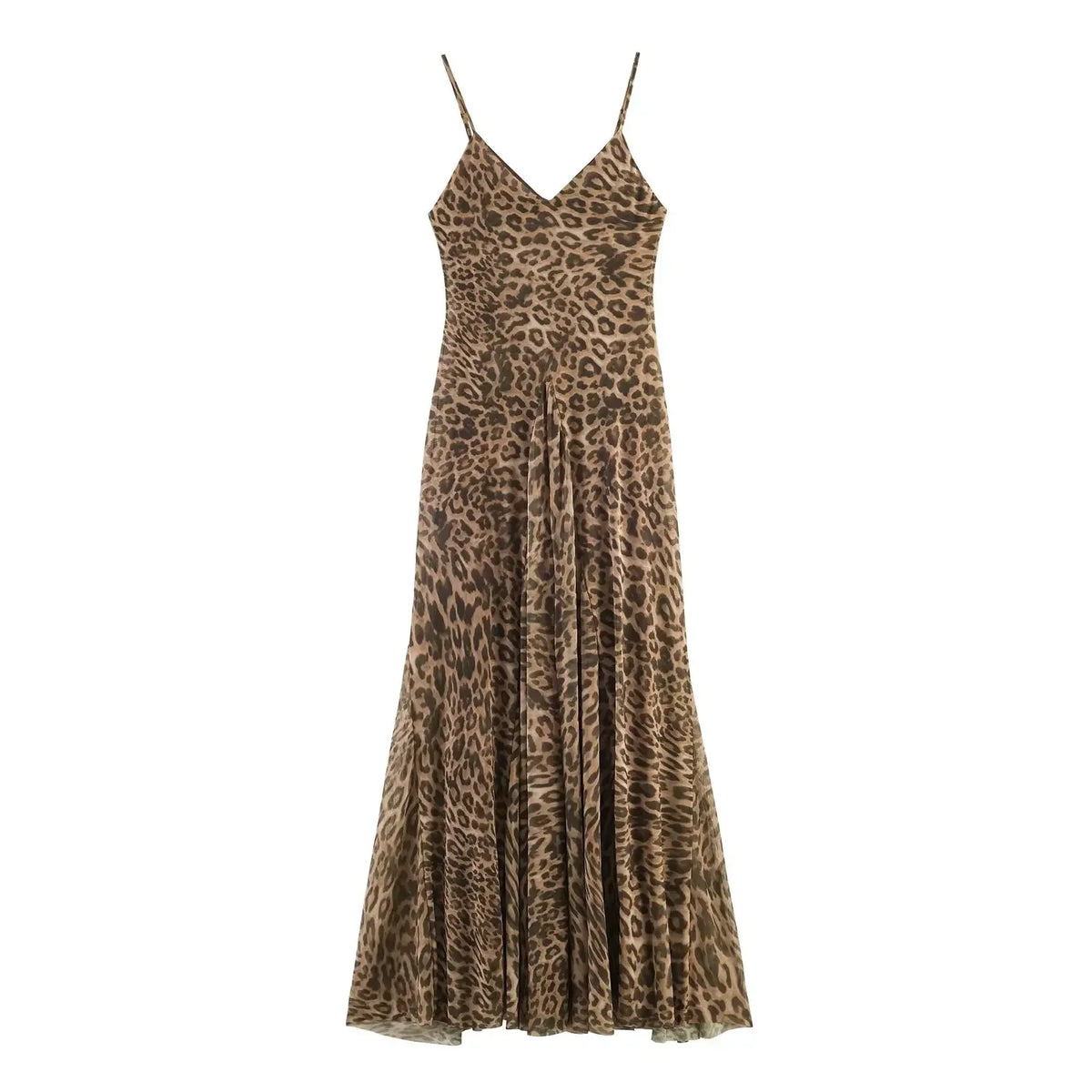 Leopard Print Slip Dress