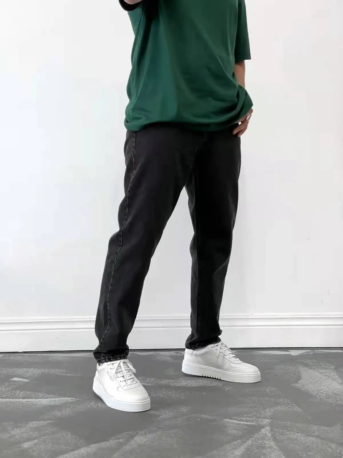 Straight Fit Stretch Denim