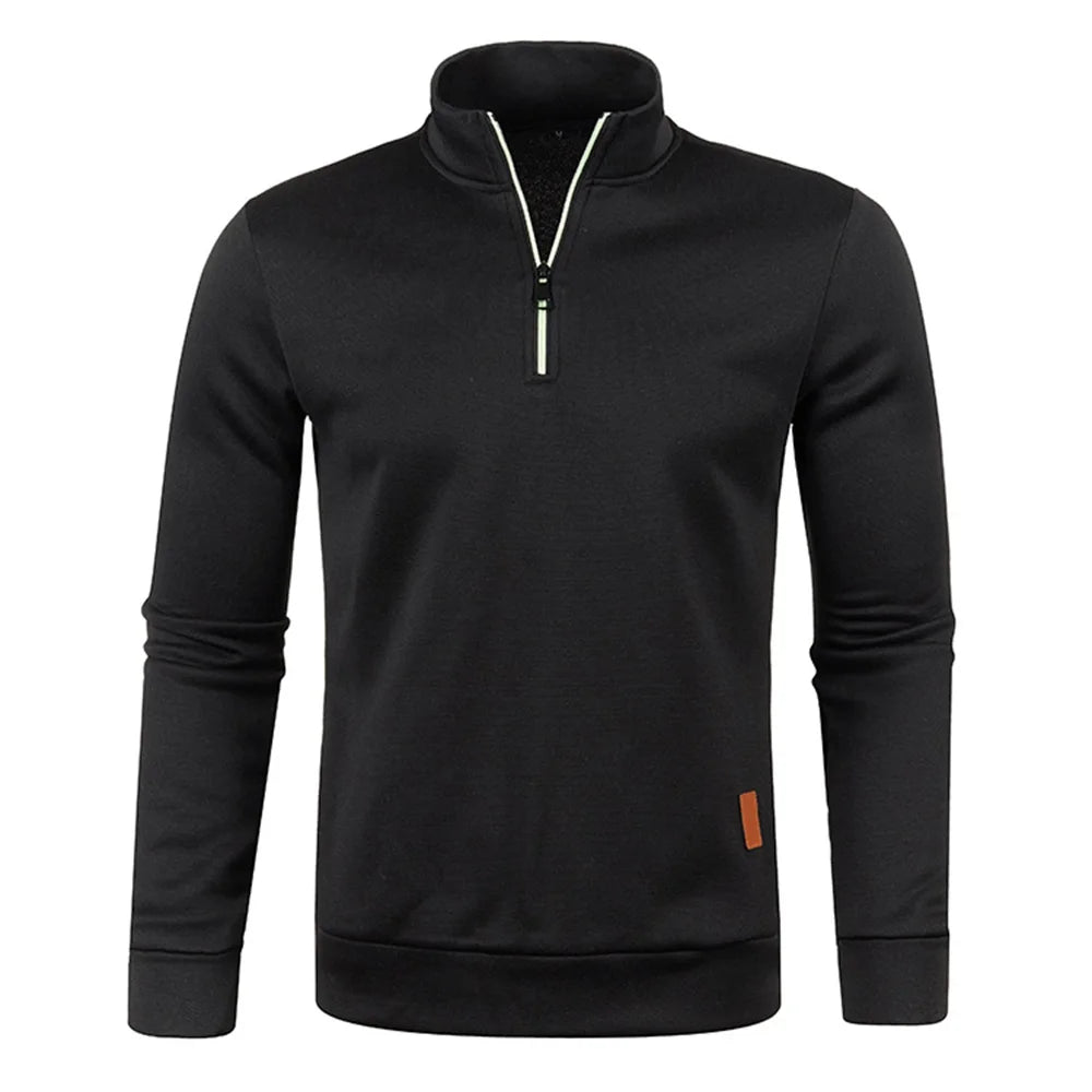 Half-Zip Turtleneck Sweatshirt