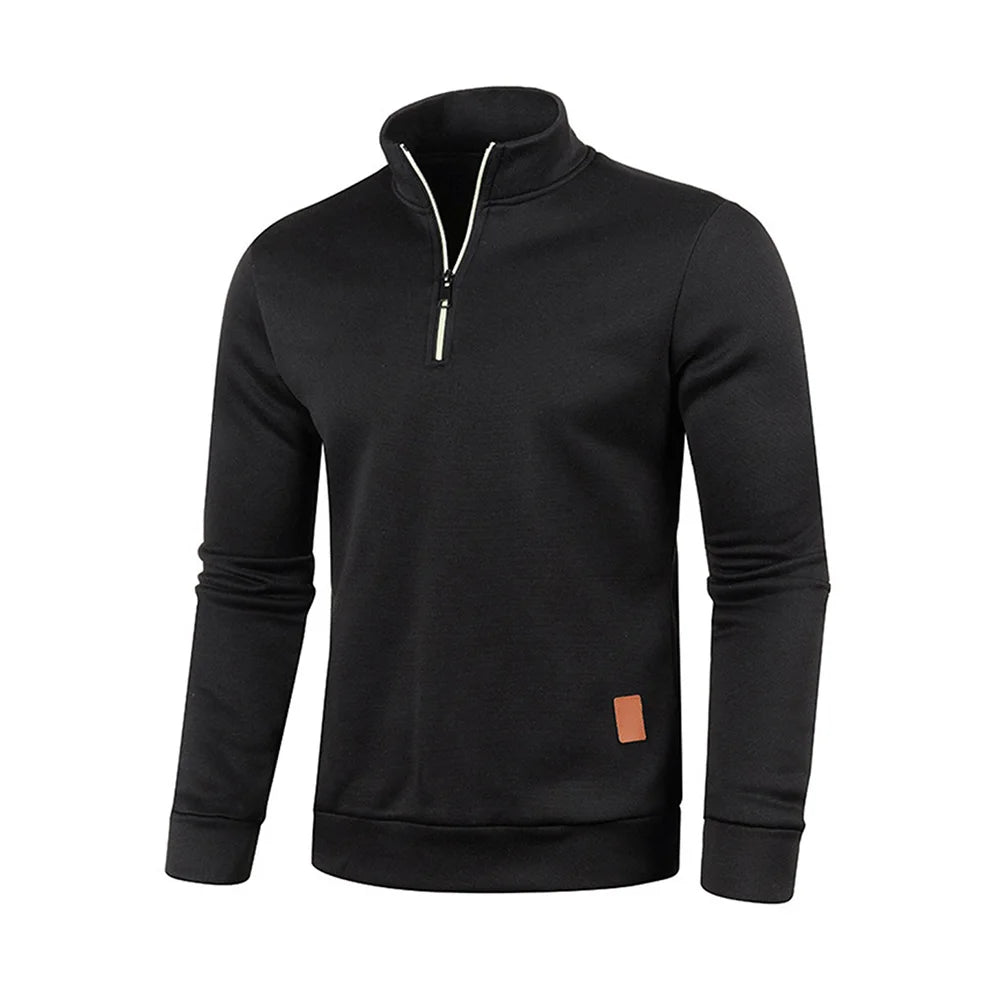 Half-Zip Turtleneck Sweatshirt