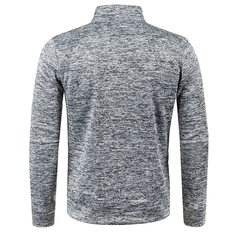 Half-Zip Turtleneck Sweatshirt