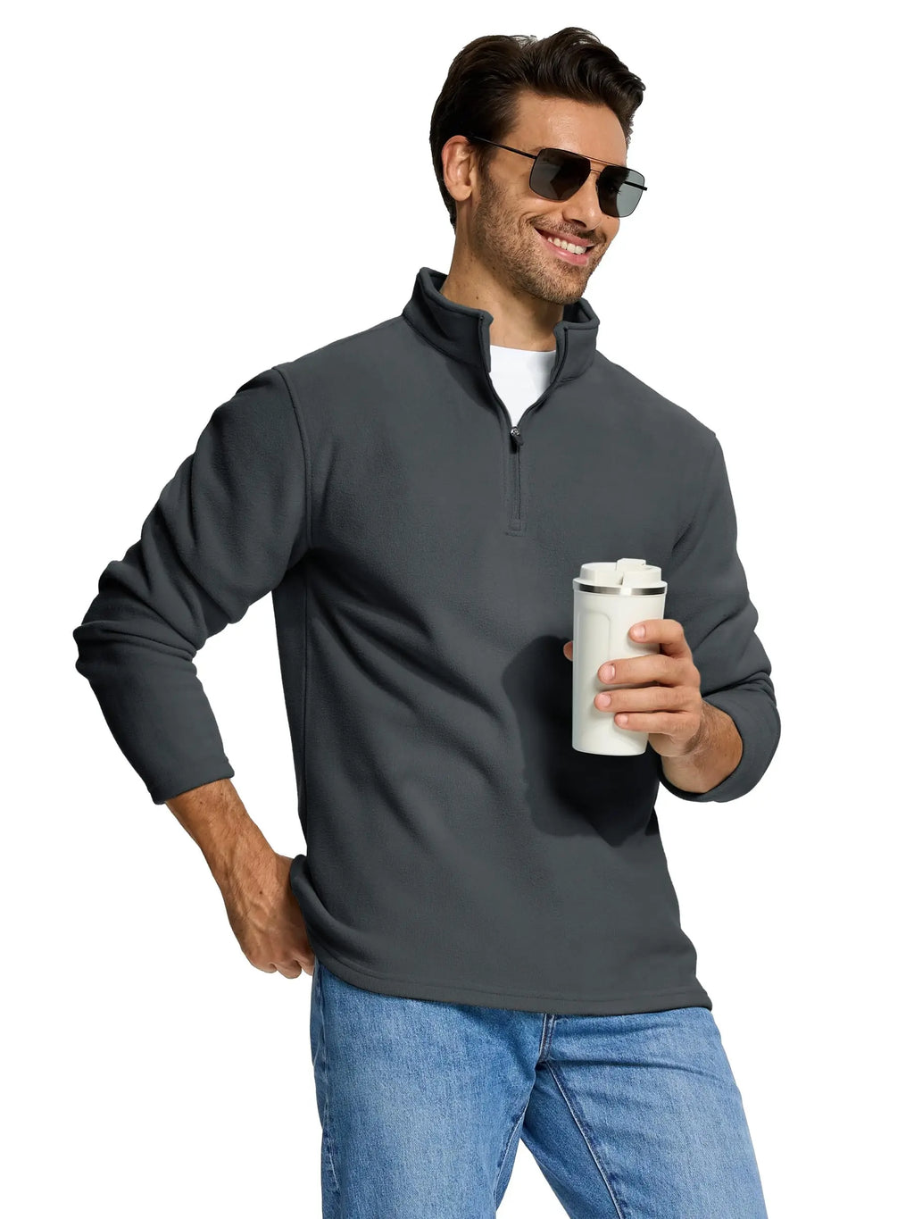 Quarter-Zip Fleece Pullover