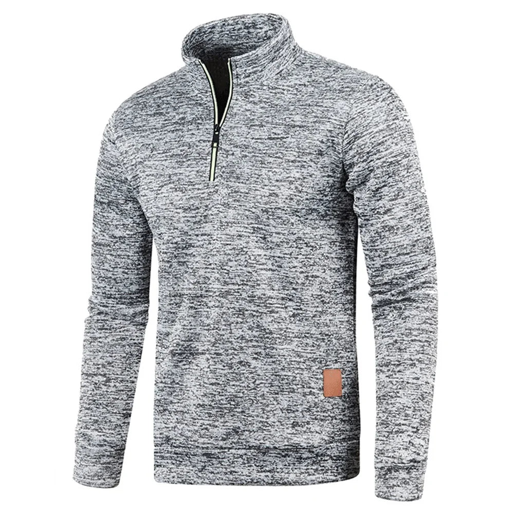 Half-Zip Turtleneck Sweatshirt