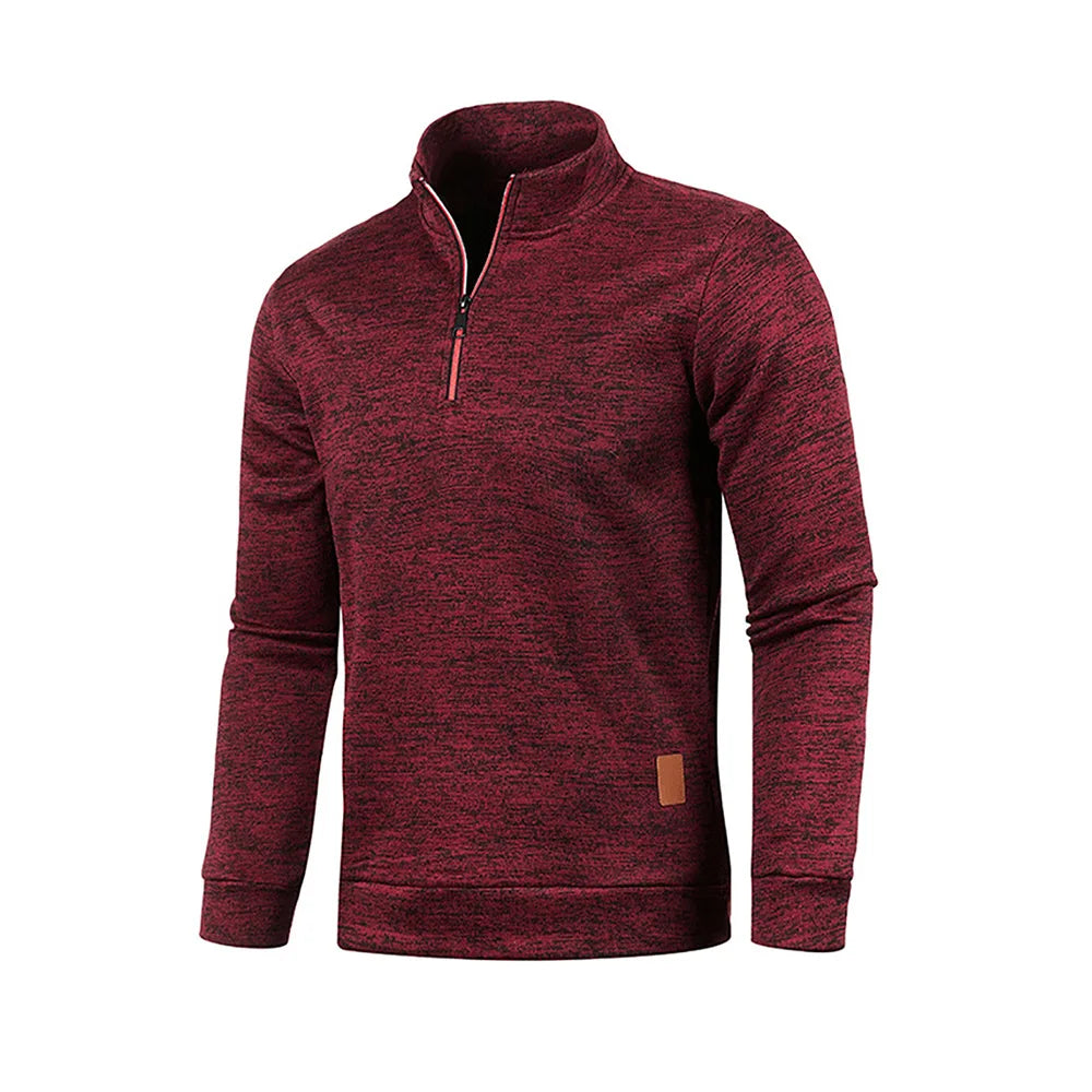 Half-Zip Turtleneck Sweatshirt