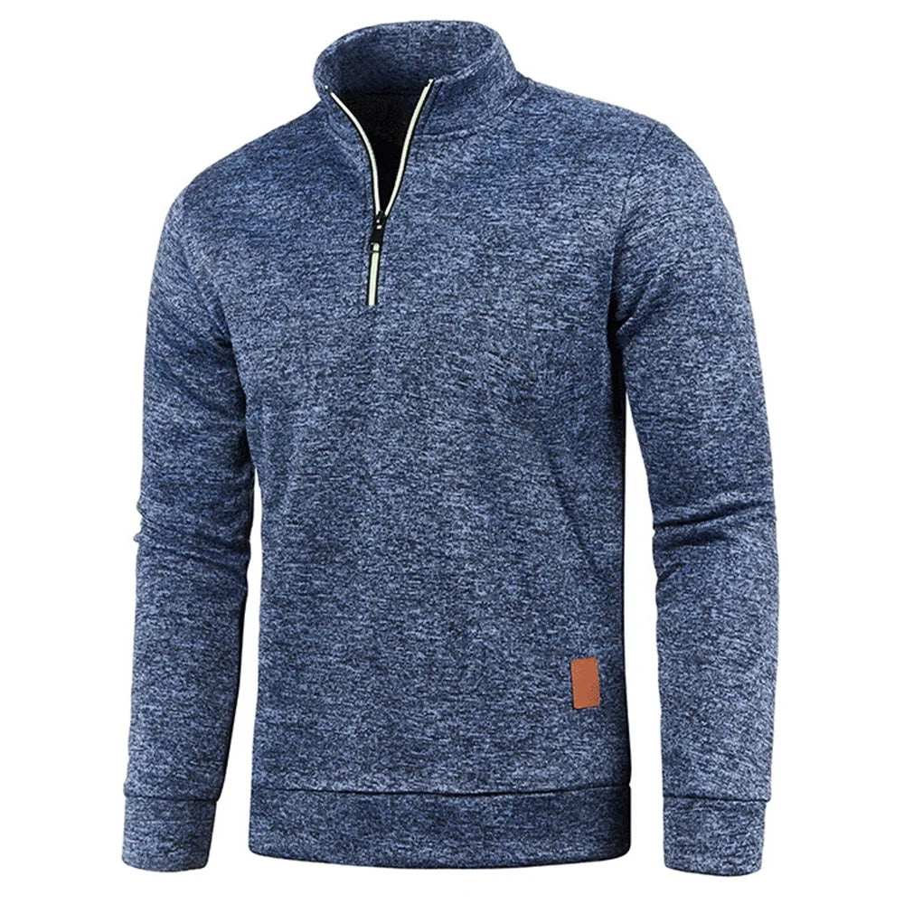 Half-Zip Turtleneck Sweatshirt