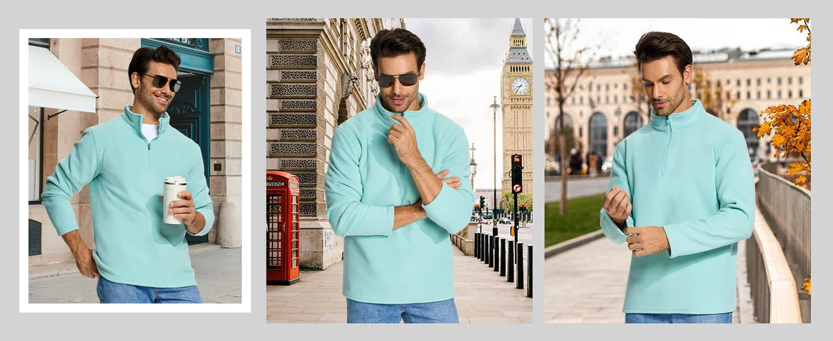 Quarter-Zip Fleece Pullover