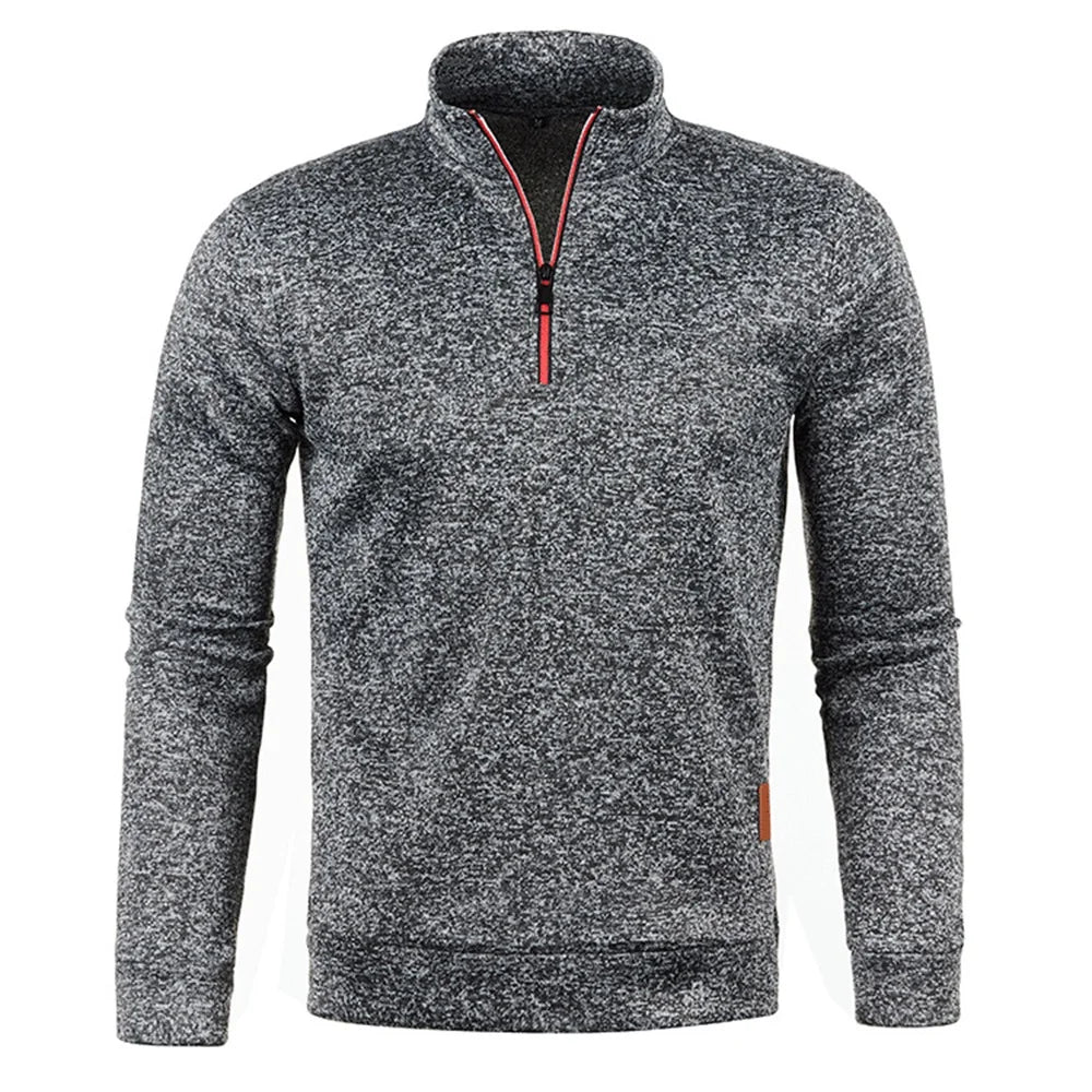 Half-Zip Turtleneck Sweatshirt