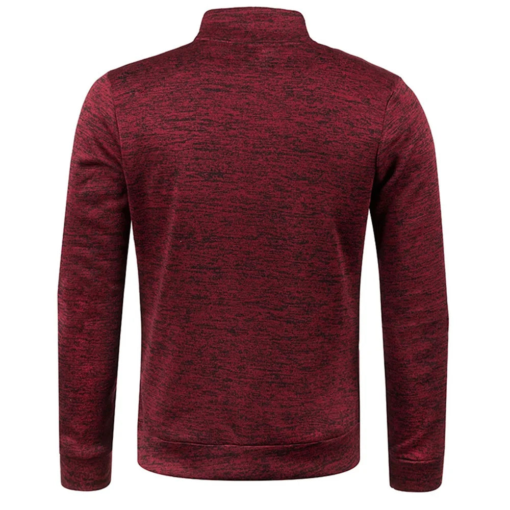 Half-Zip Turtleneck Sweatshirt