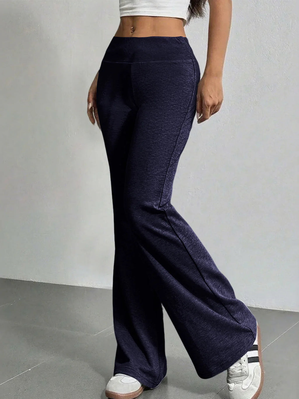 Drawstring Flare Sweatpants