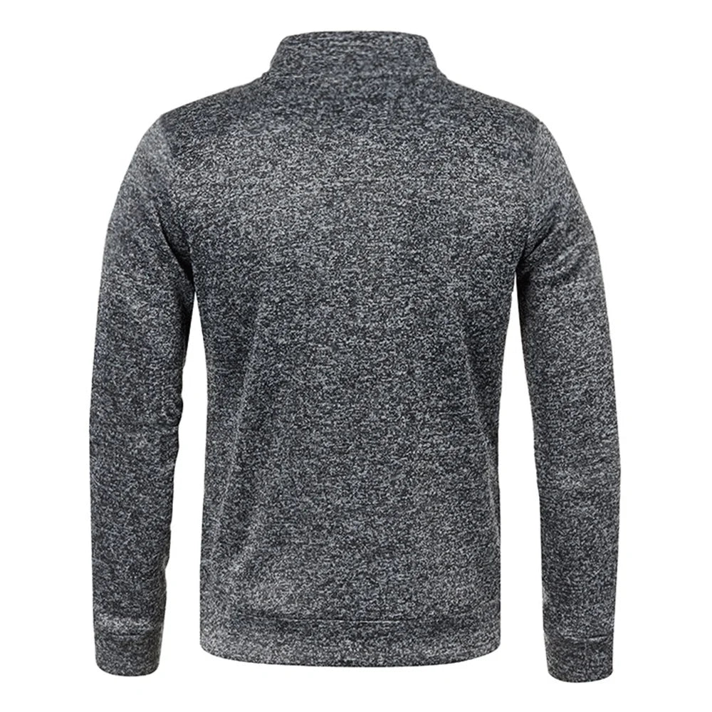 Half-Zip Turtleneck Sweatshirt
