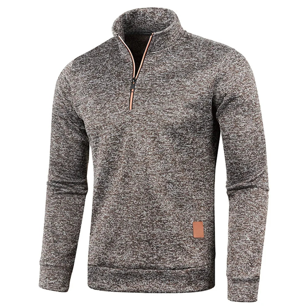 Half-Zip Turtleneck Sweatshirt