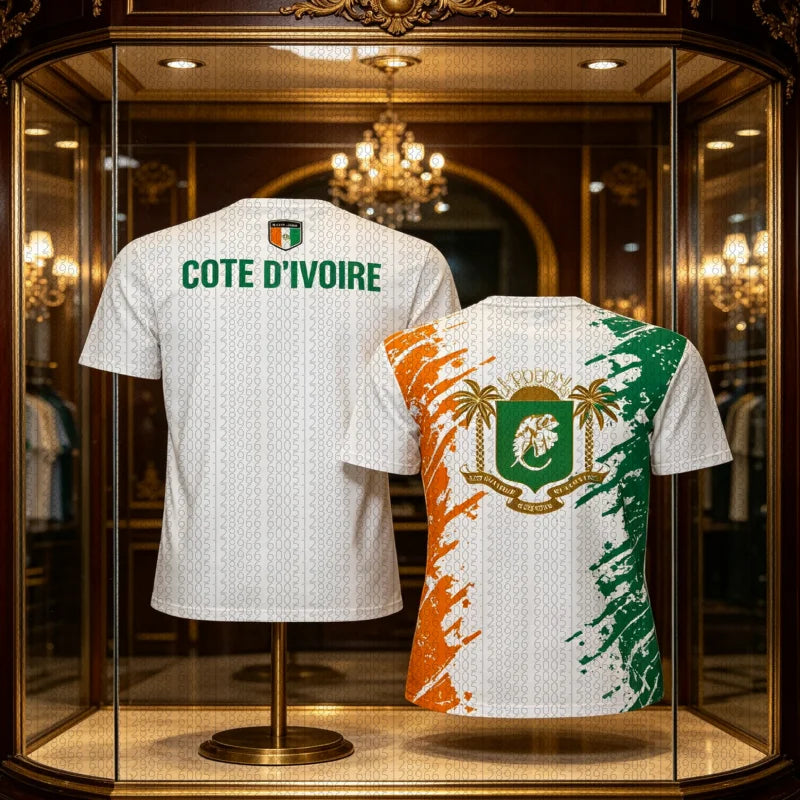 Cote dIvoire Kids Football Tee
